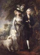 Thomas Gainsborough Mr.and Mrs.William Hallett Spain oil painting reproduction